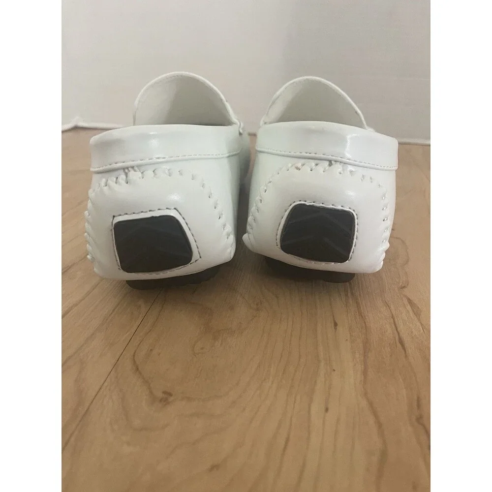 Terroni Italian Design White Mens loafers. Size 11. In Excellent Shape. No Box.